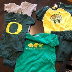 University of Oregon ducks onesie & 2 piece
